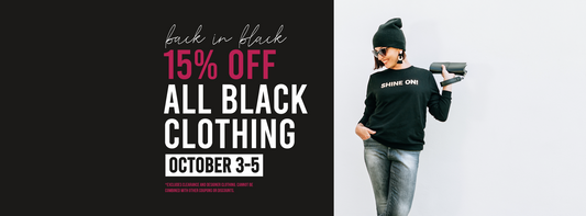 3.3 - 3.5| 15% Off All Black Clothing