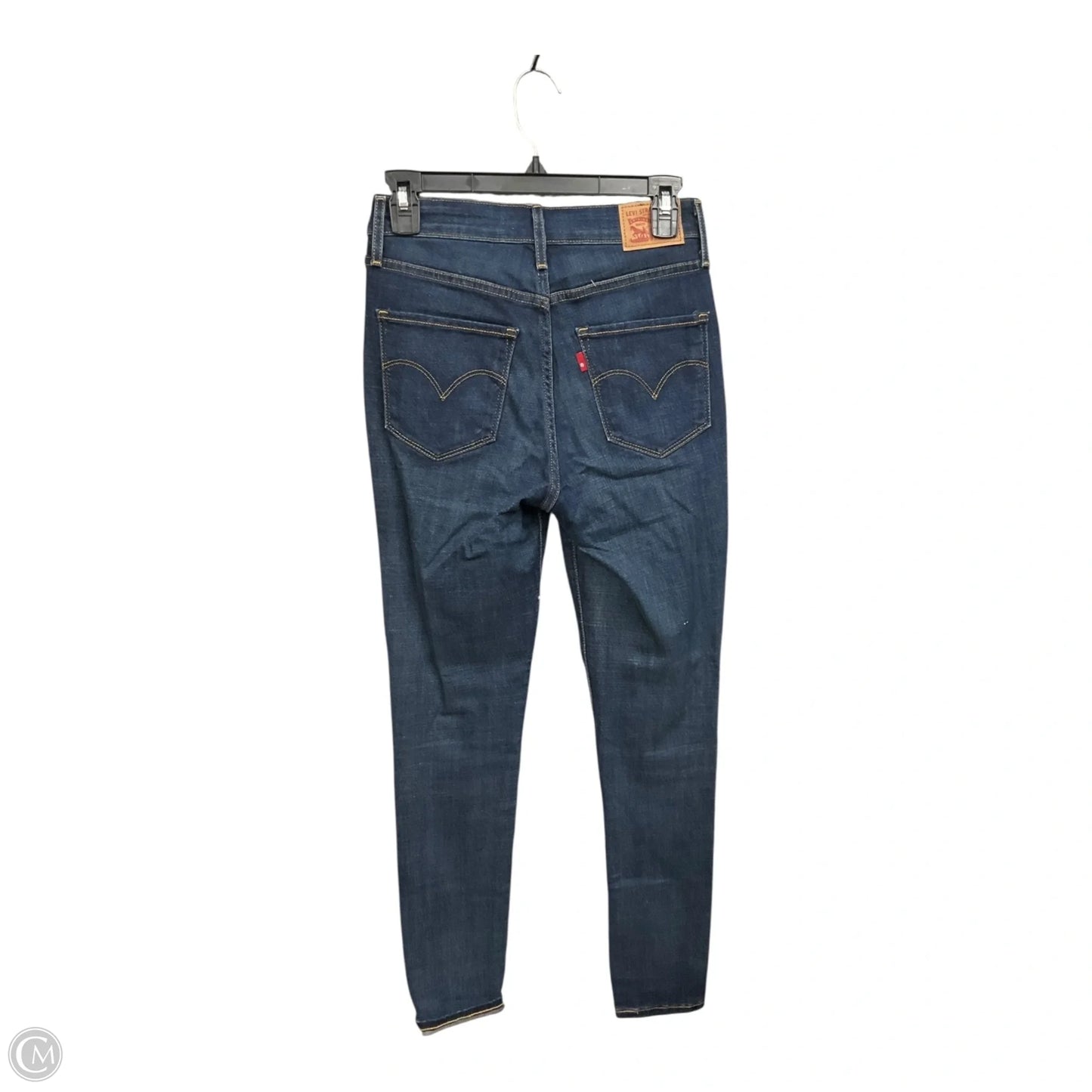 Jeans Skinny By Levis In Blue Denim, Size: 6