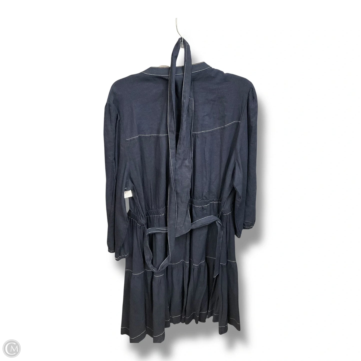Dress Casual Midi By Sonoma In Blue, Size: Xxl