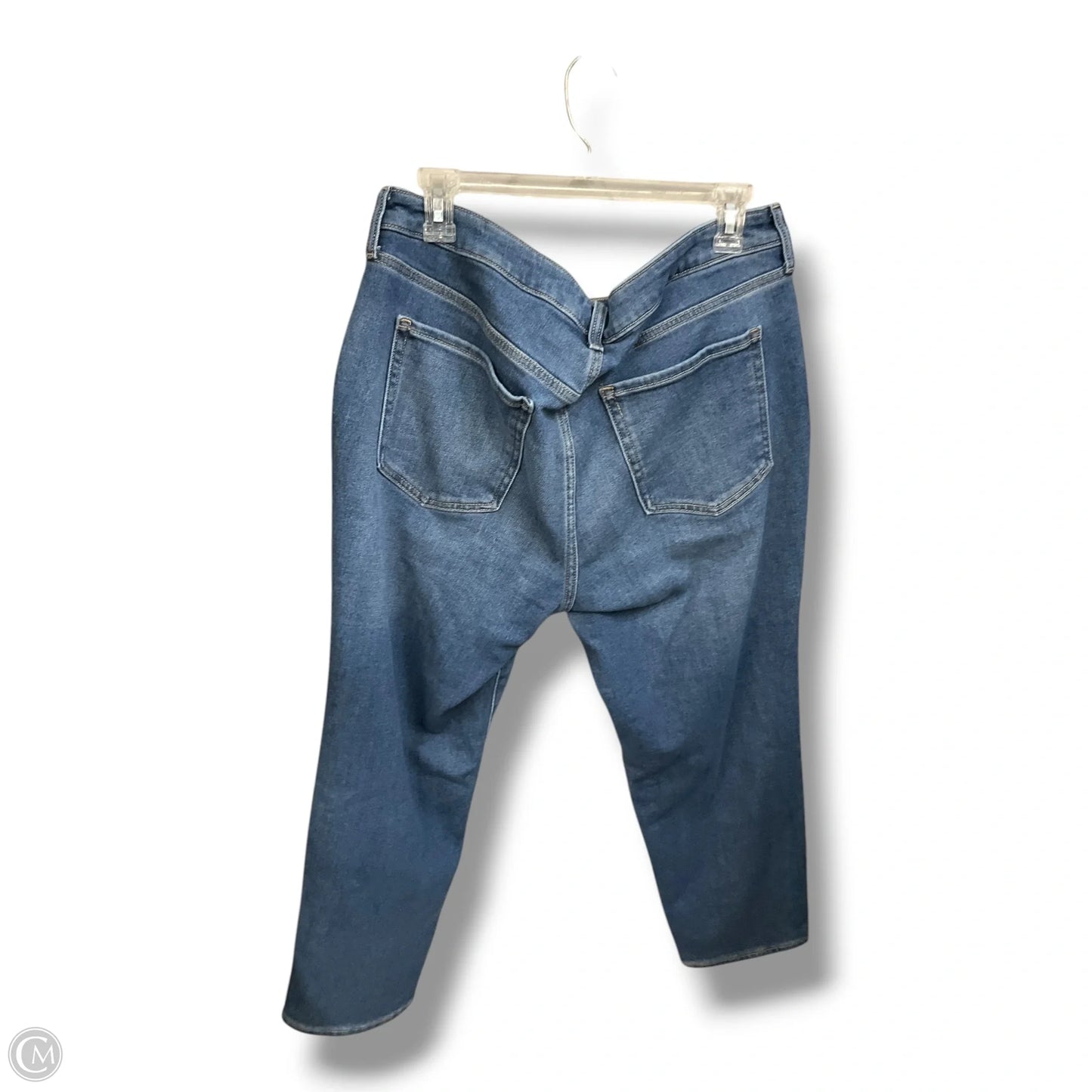 Jeans Straight By Old Navy In Blue Denim, Size: 16