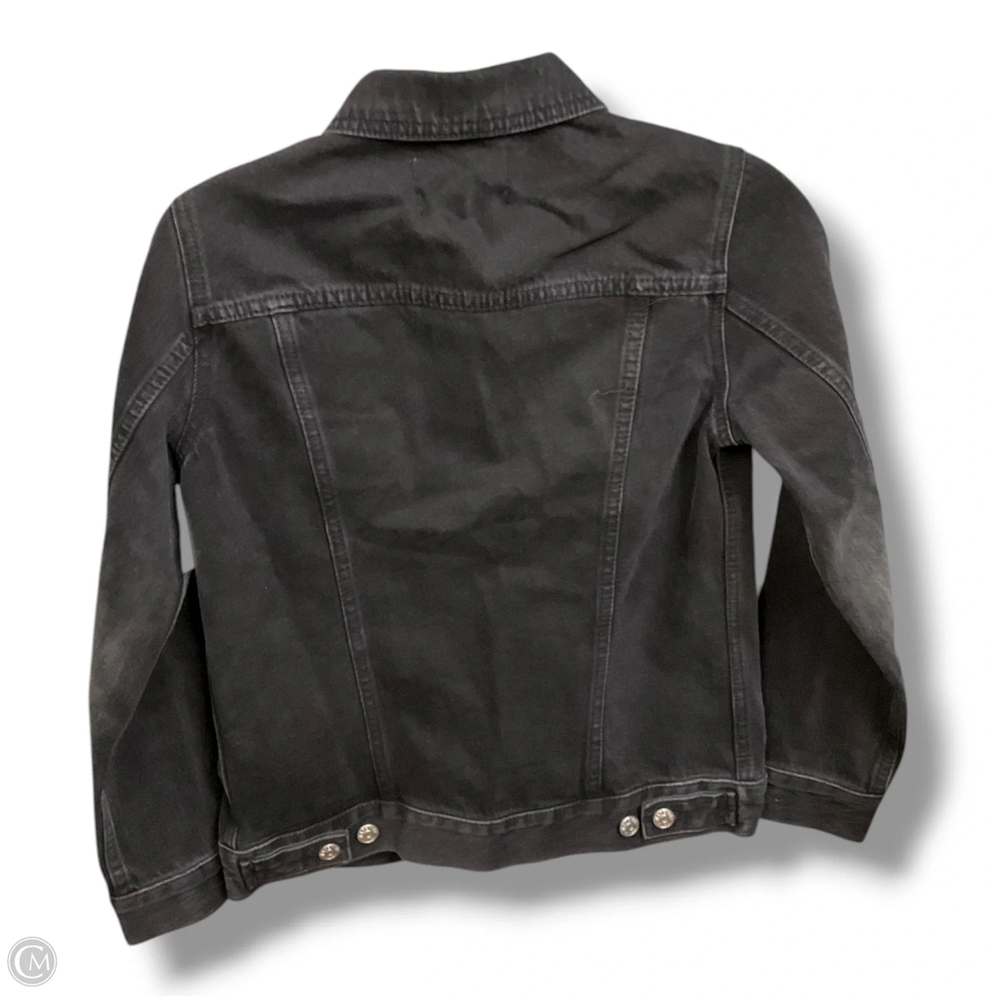 Jacket Denim By Madewell In Black, Size: Xxs