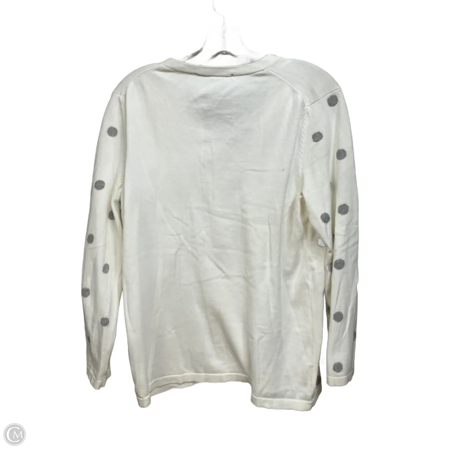 Top Long Sleeve By Tommy Hilfiger In Polkadot Pattern, Size: Xl