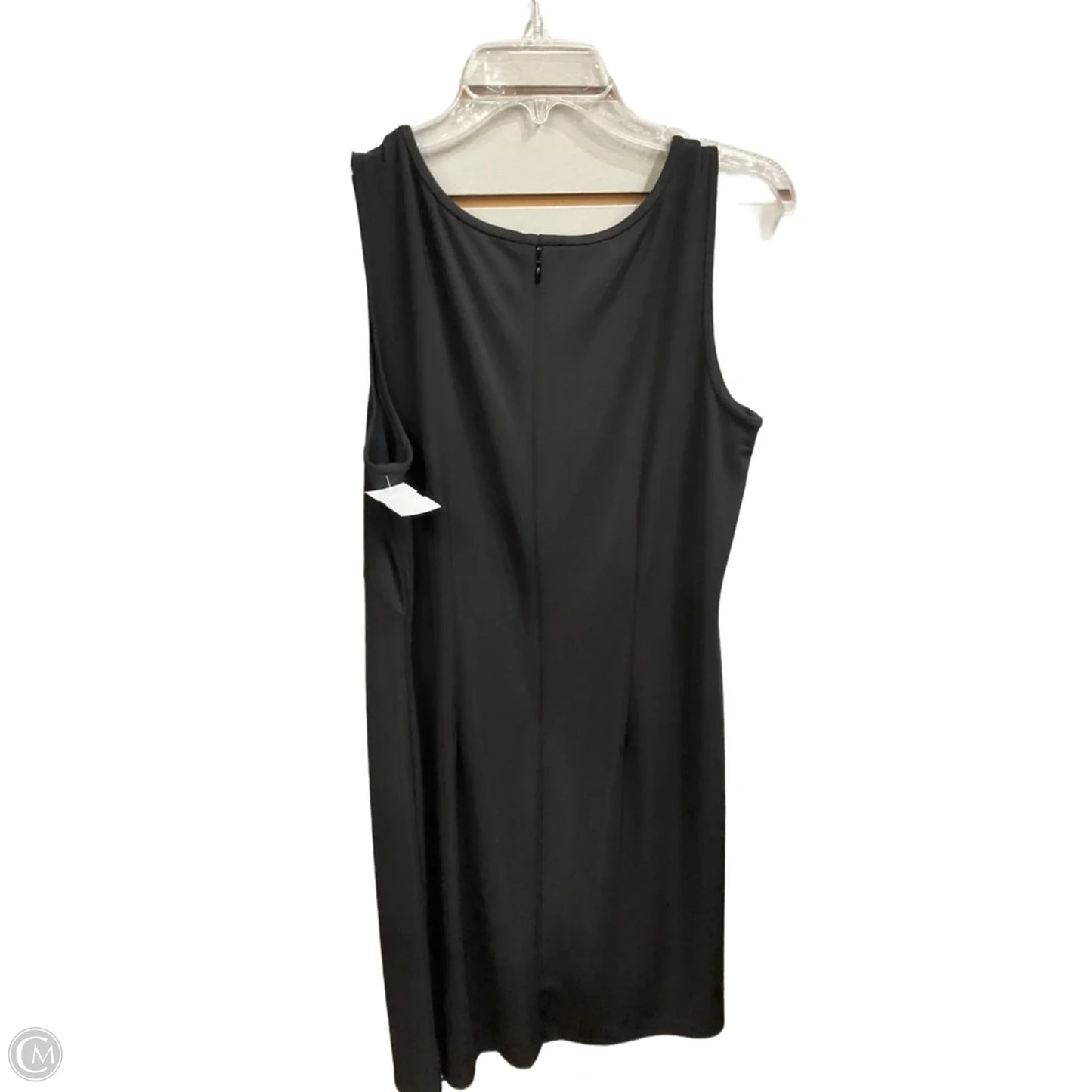 Dress Casual Midi By Talbots In Black, Size: 1x