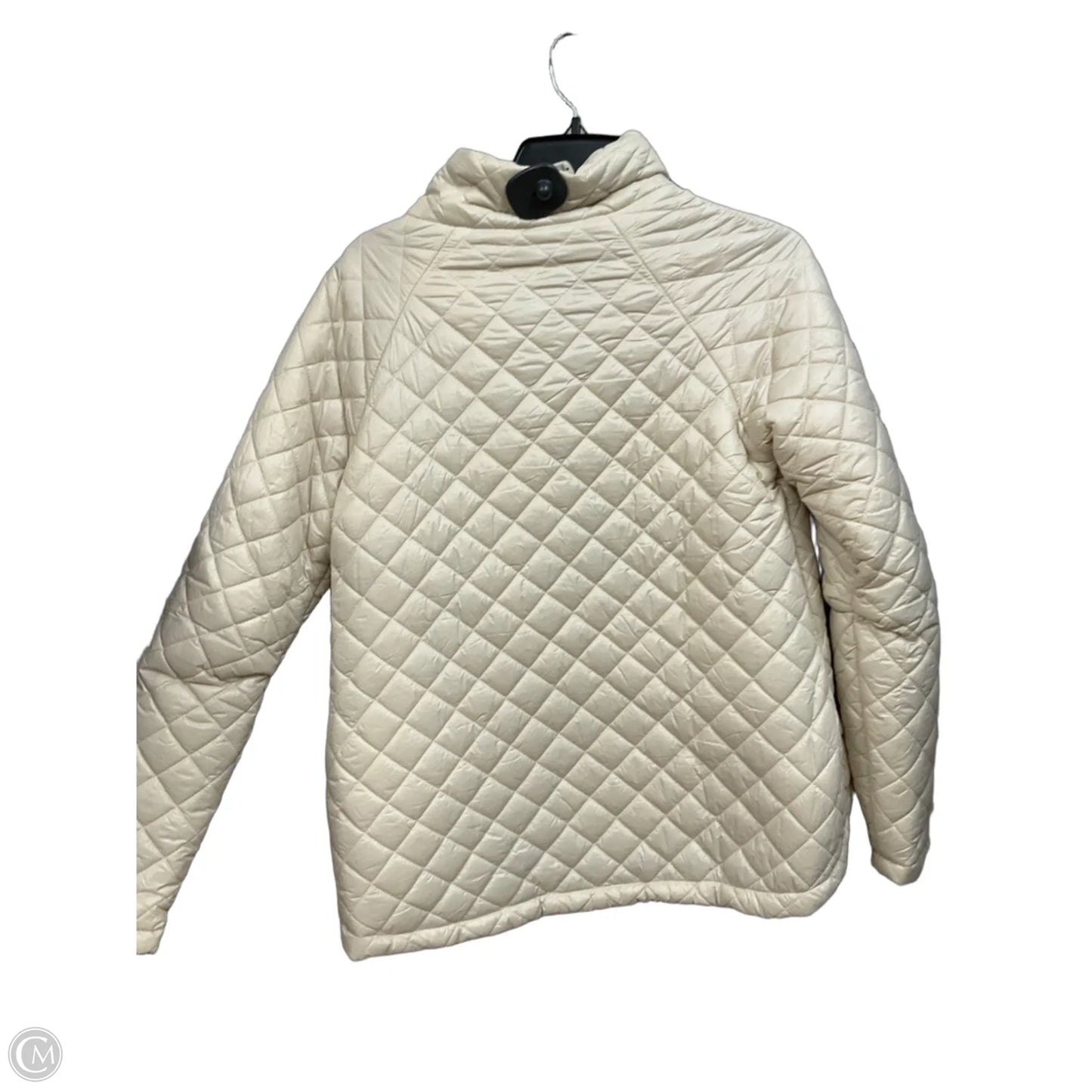 Jacket Puffer & Quilted By Kyodan In Cream, Size: M