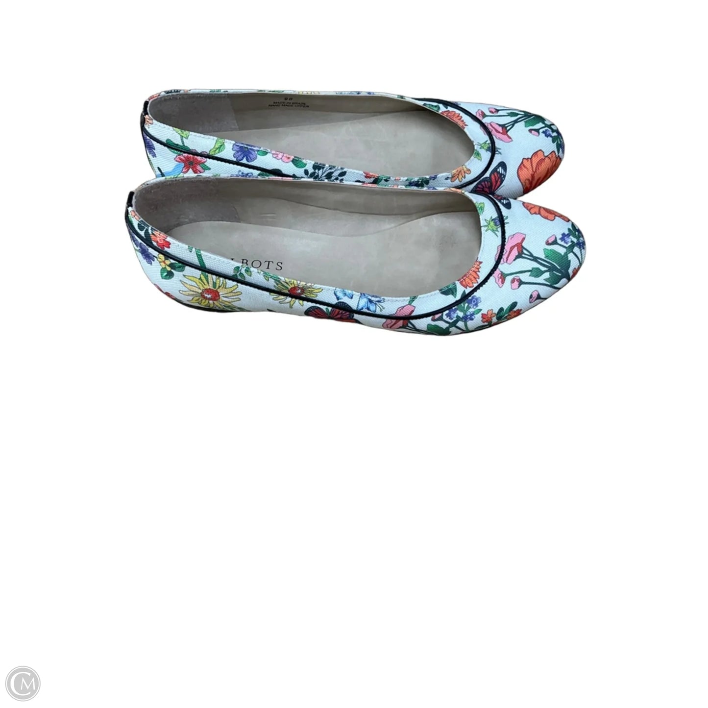 Shoes Flats By Talbots In Floral Print, Size: 9