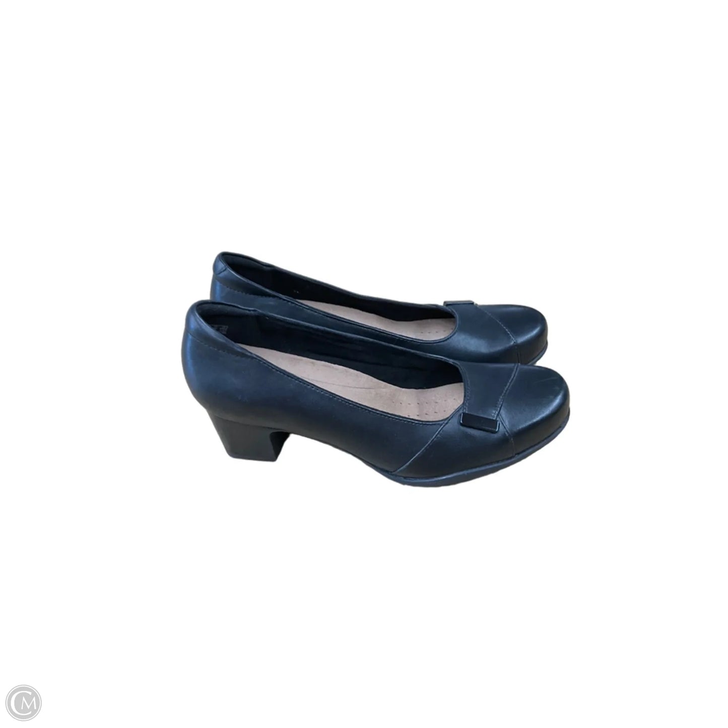 Shoes Heels Block By Clarks In Black, Size: 7.5