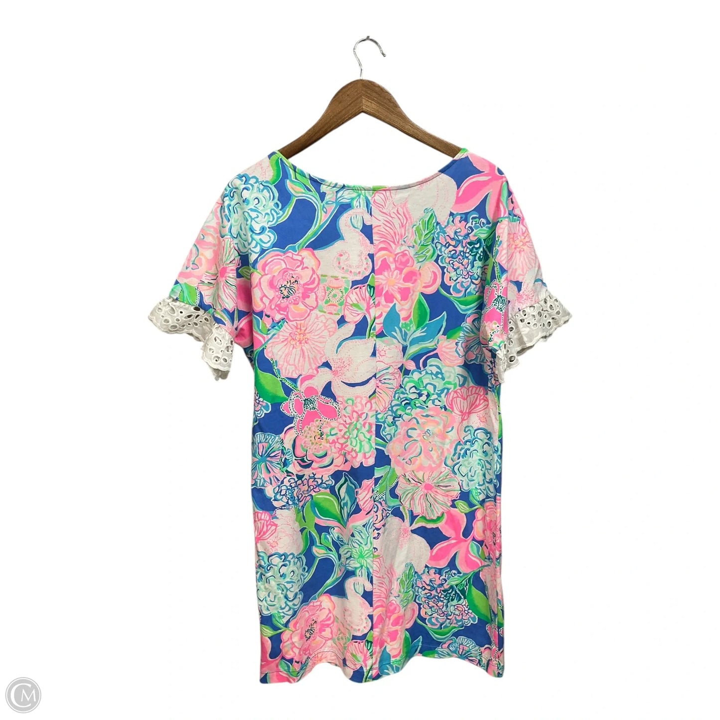 Dress Designer By Lilly Pulitzer In Floral Print, Size: L