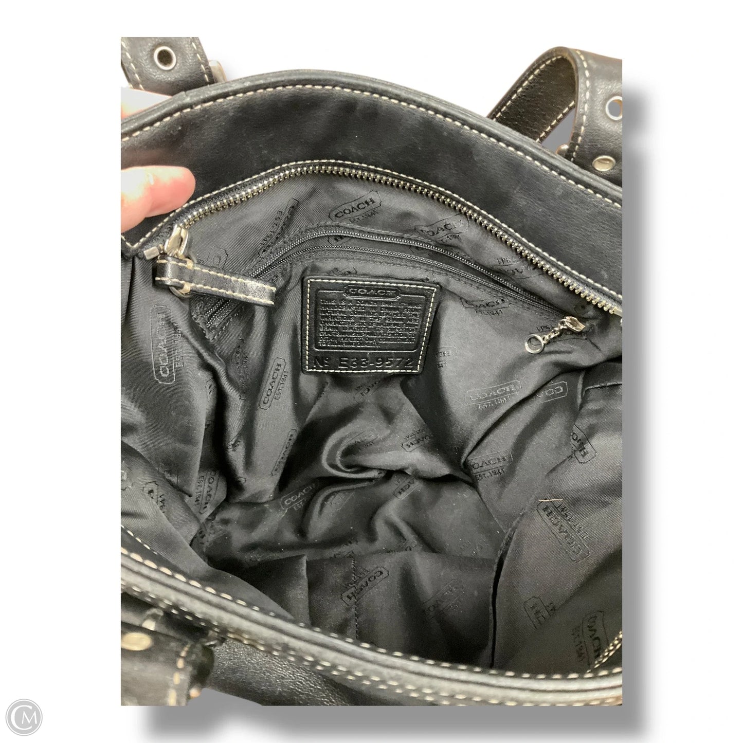 Handbag Designer By Coach, Size: Medium