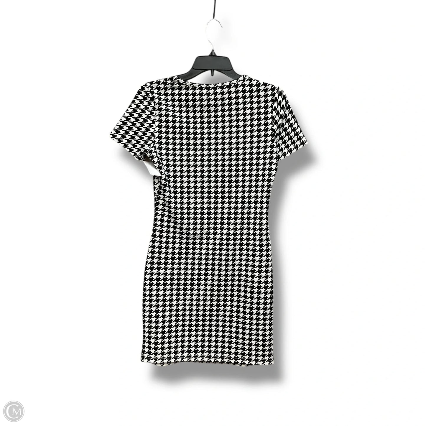 Dress Casual Midi By Shein In Black & White, Size: M