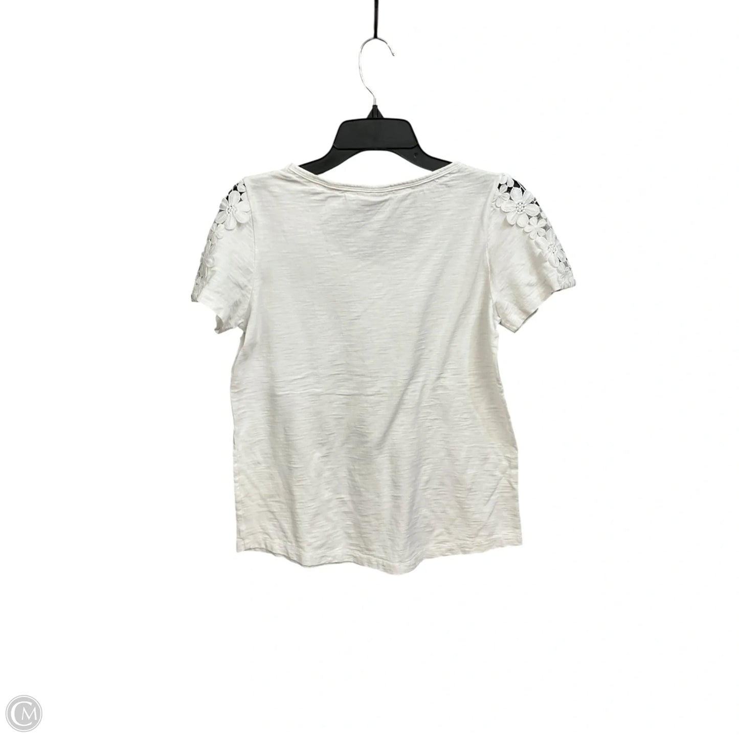 Top Short Sleeve By Cmc In White, Size: M