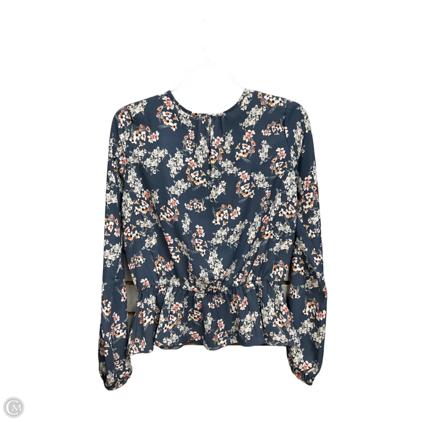 Top 3/4 Sleeve Basic By Green Envelope In Grey, Size: 1x