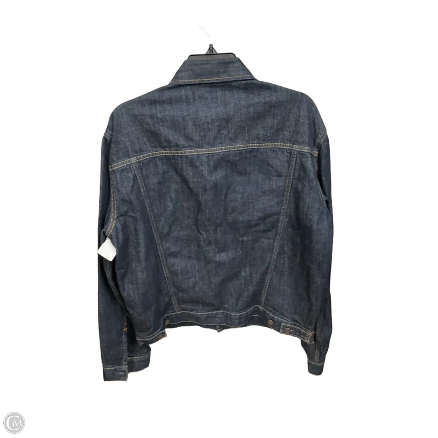 Jacket Denim By Gap In Blue Denim, Size: L