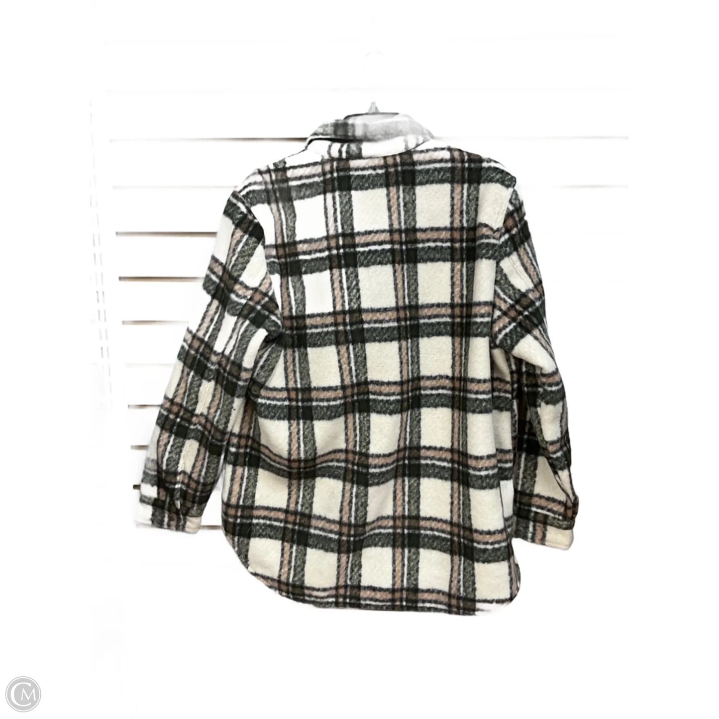 Jacket Shirt By Blanknyc In Plaid Pattern, Size: L