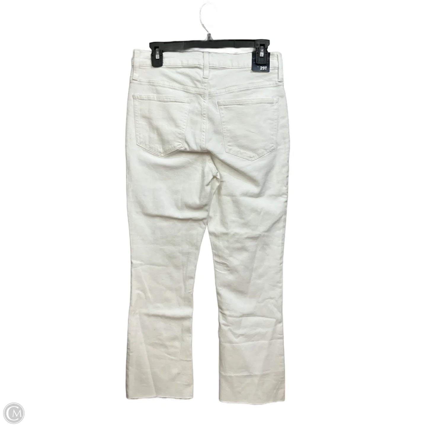 Jeans Flared By J. Crew In White Denim, Size: 8