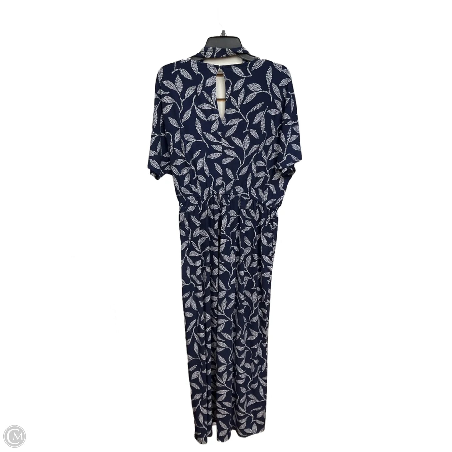 Jumpsuit By Lane Bryant In Blue & White, Size: Xl