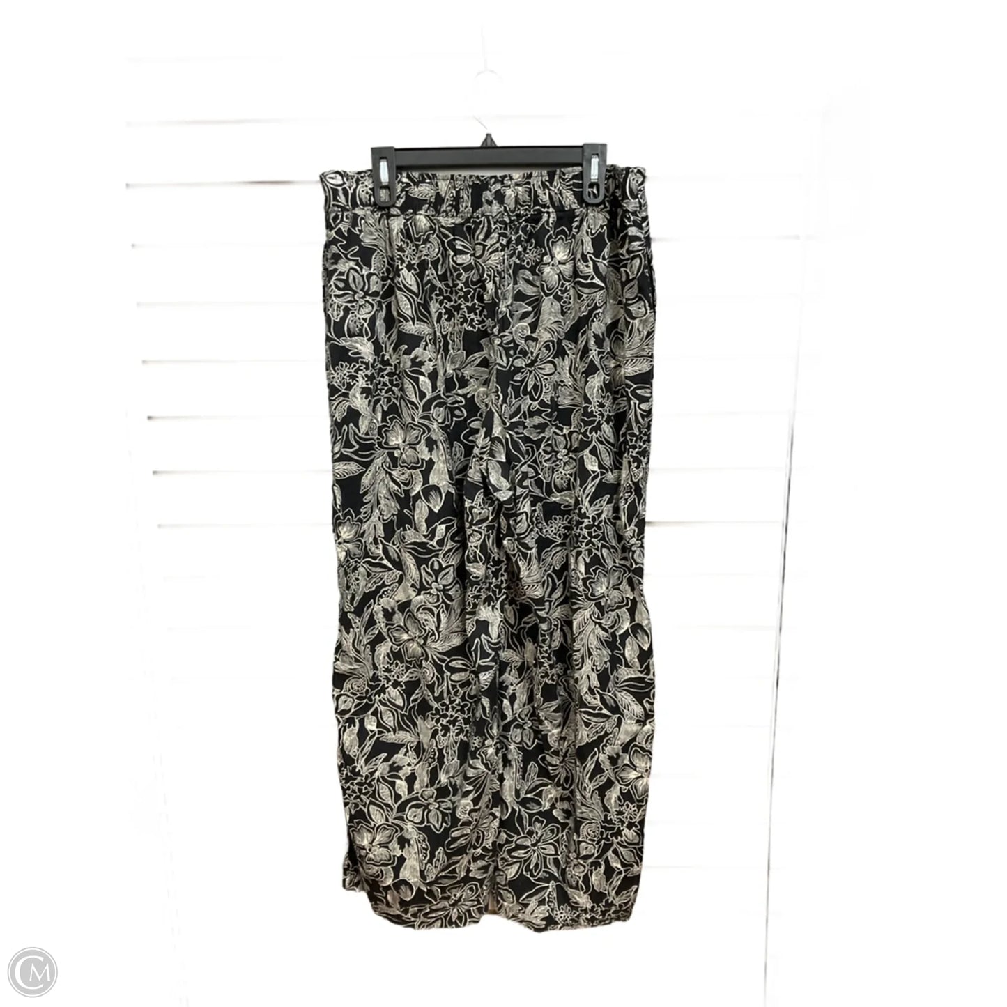 Pants Linen By Lane Bryant In Black & Cream, Size: Xl