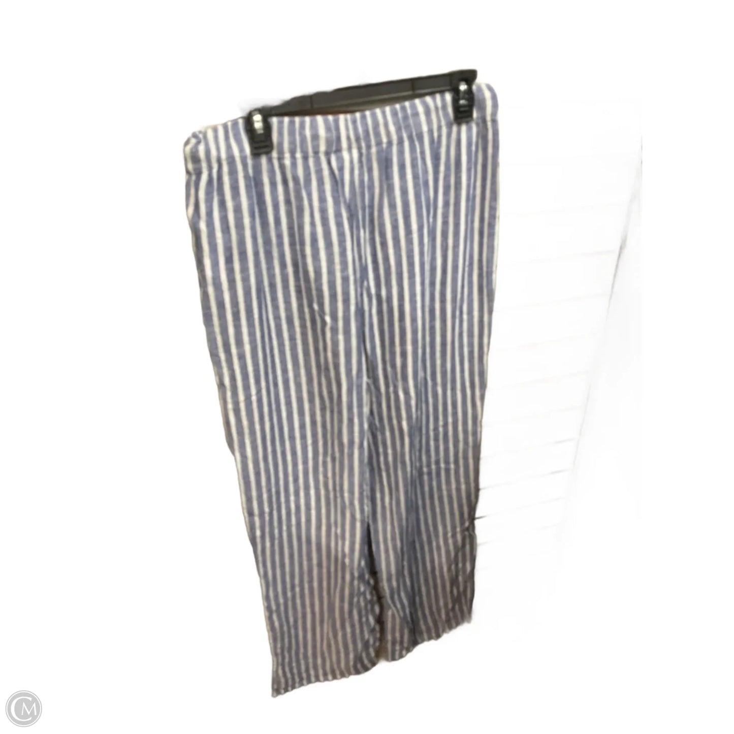 Pants Linen By Sigrid Olsen In Striped Pattern, Size: 16