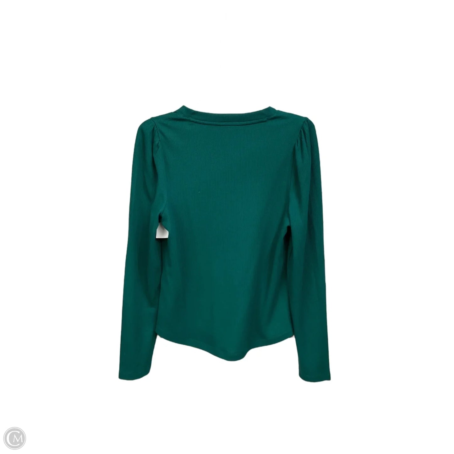 Top Long Sleeve By On 34th In Green, Size: M