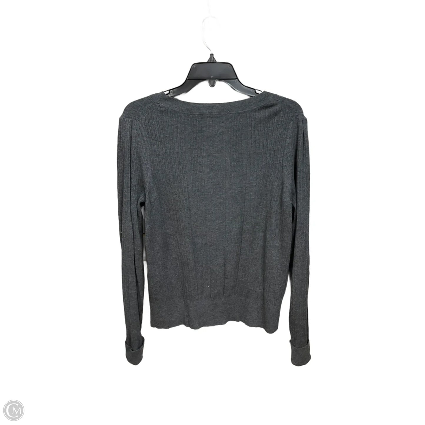 Top Long Sleeve By White House Black Market In Grey, Size: Xl