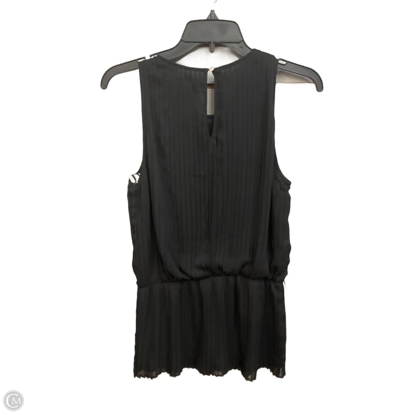 Top Sleeveless By Ann Taylor In Black, Size: 8