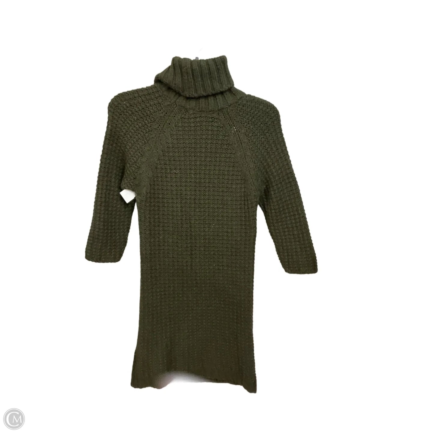 Dress Sweater By Zara In Green, Size: M