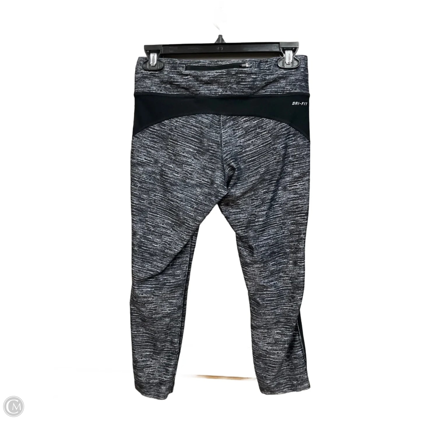 Athletic Leggings Capris By Nike Apparel In Grey, Size: M