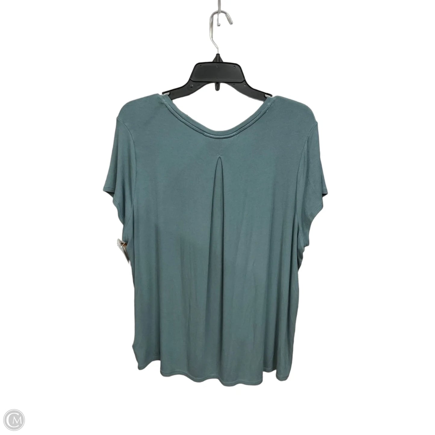 Athletic Top Short Sleeve By Athleta In Blue, Size: L