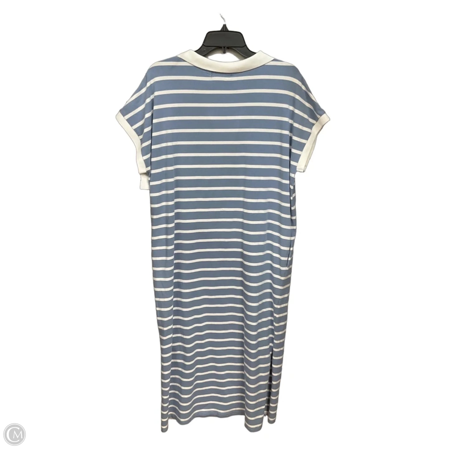 Dress Casual Midi By Merokeety In Striped Pattern, Size: Xl
