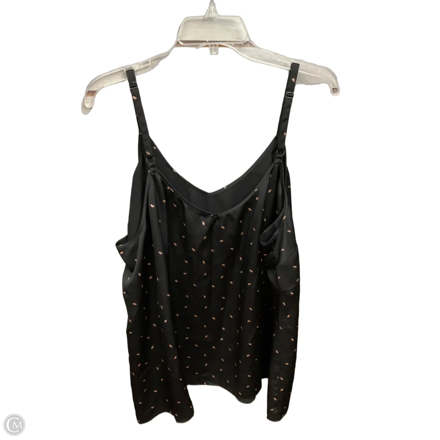 Top Sleeveless By Torrid In Black & Pink, Size: 4x