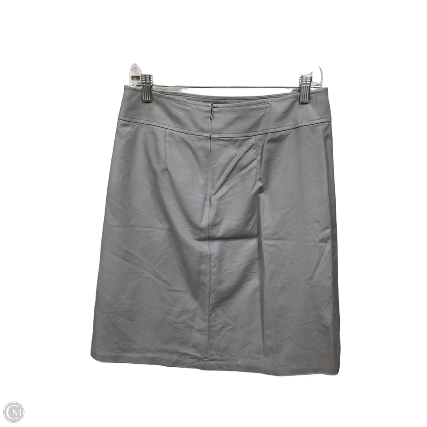 Skirt Midi By Banana Republic In Grey, Size: 8