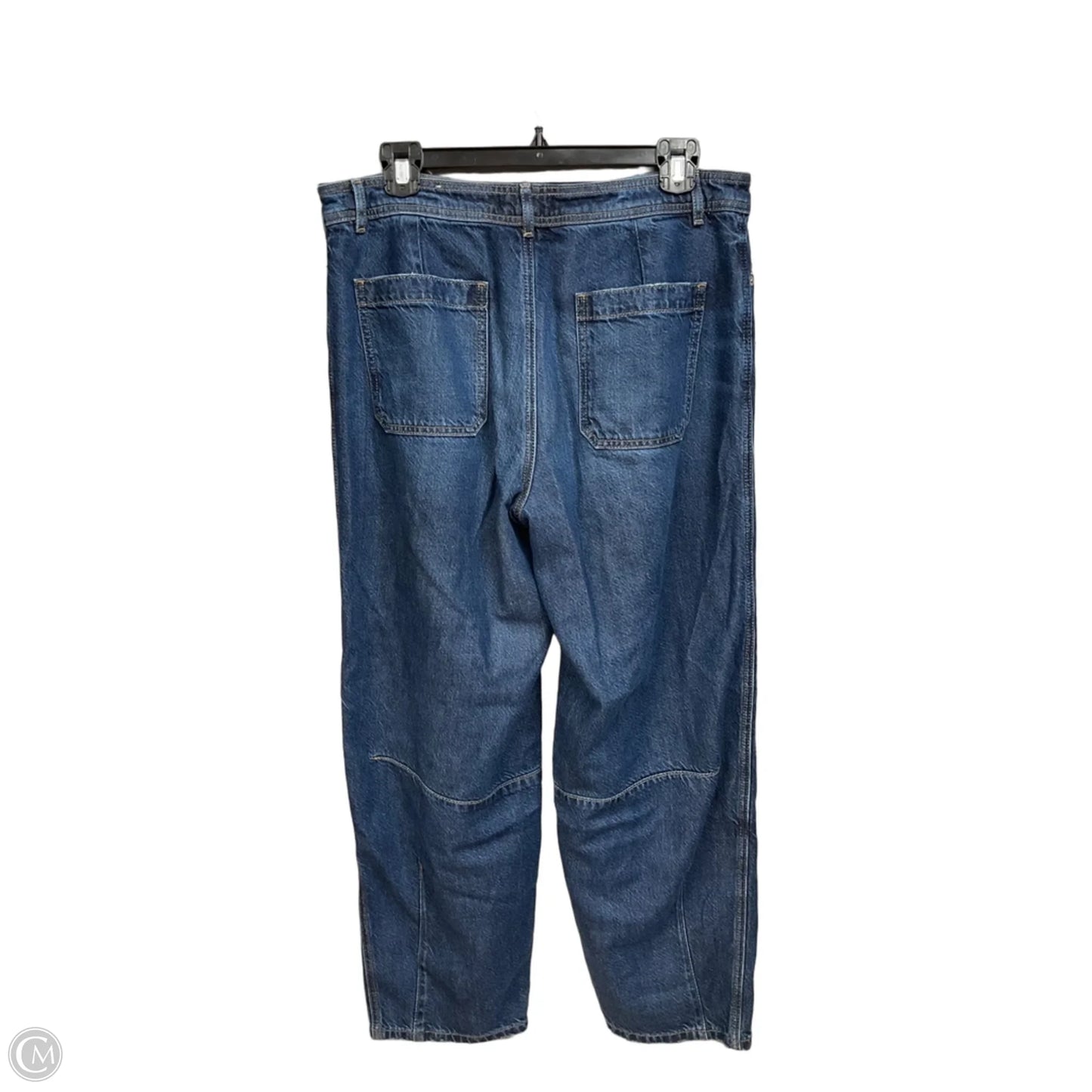 Jeans Straight By Loft In Blue Denim, Size: 8