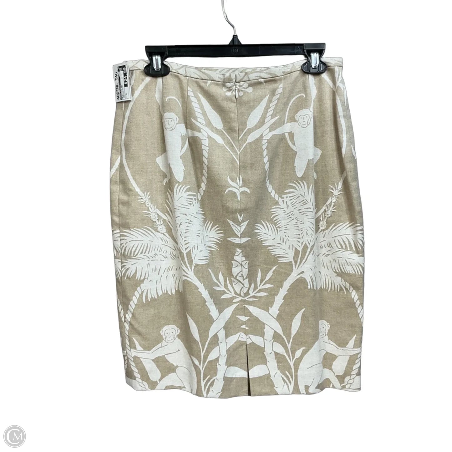 Skirt Set 2pc By Maggy London In Tropical Print, Size: M