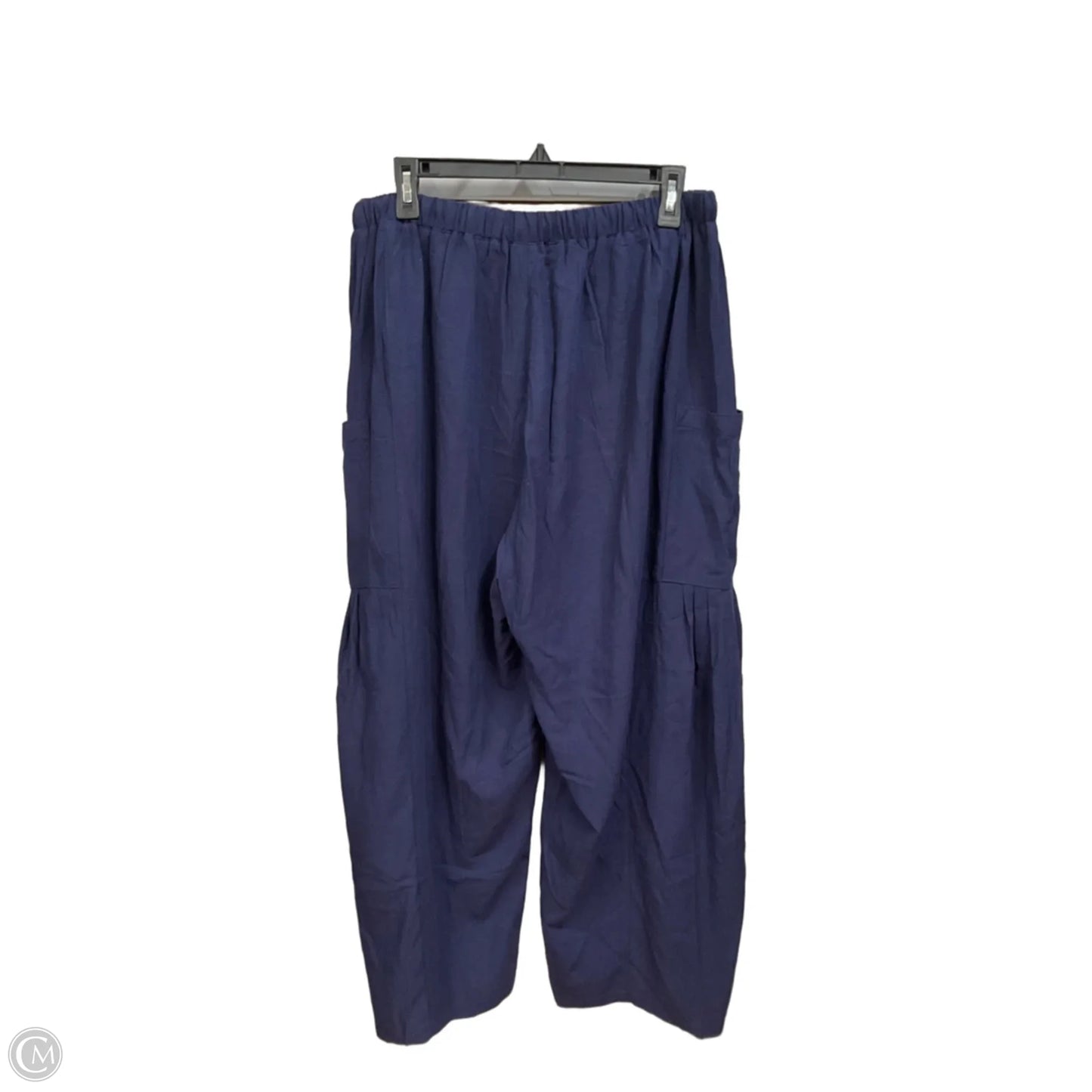 Pants Linen By Cmc In Navy, Size: 12