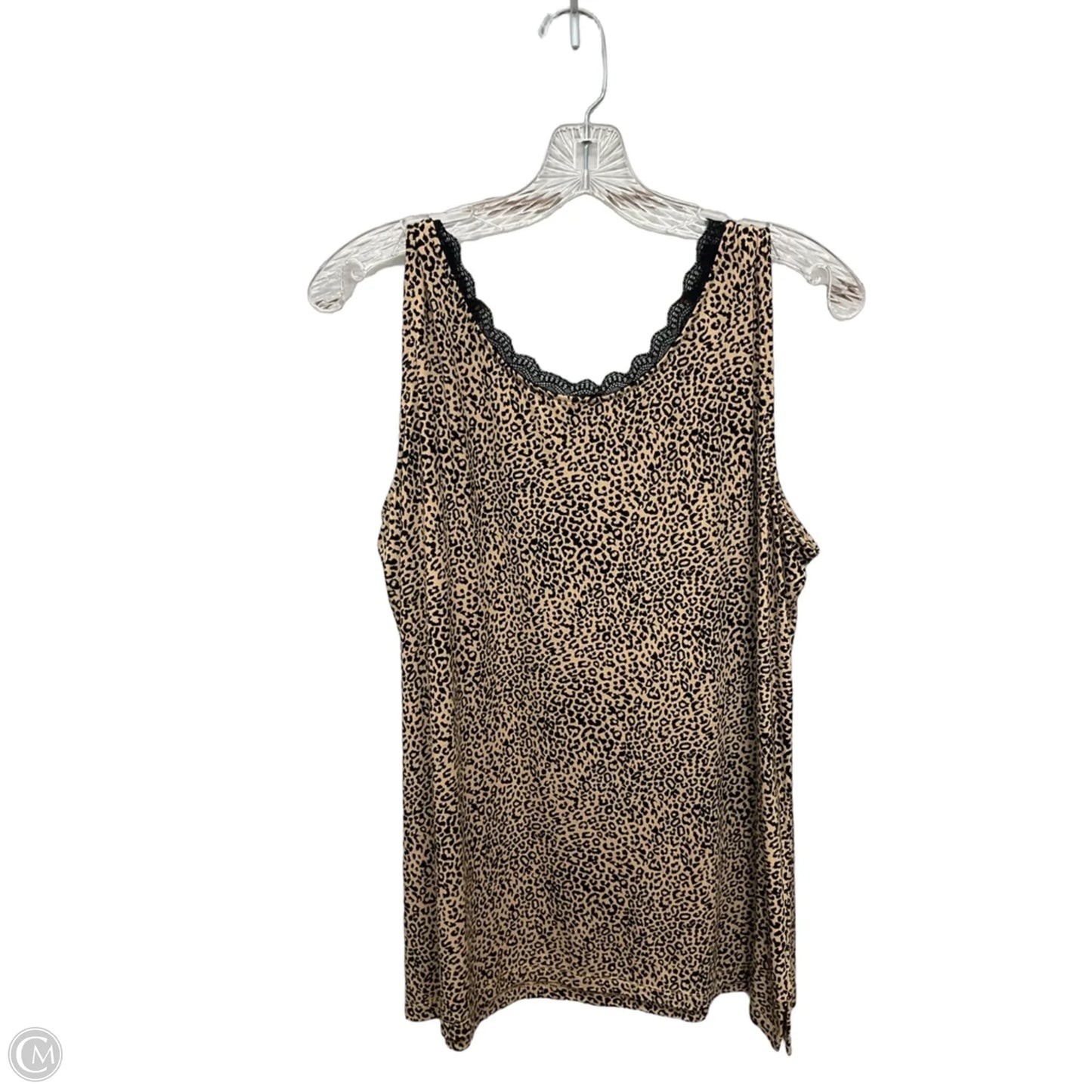 Top Sleeveless By Chicos In Cream, Size: L