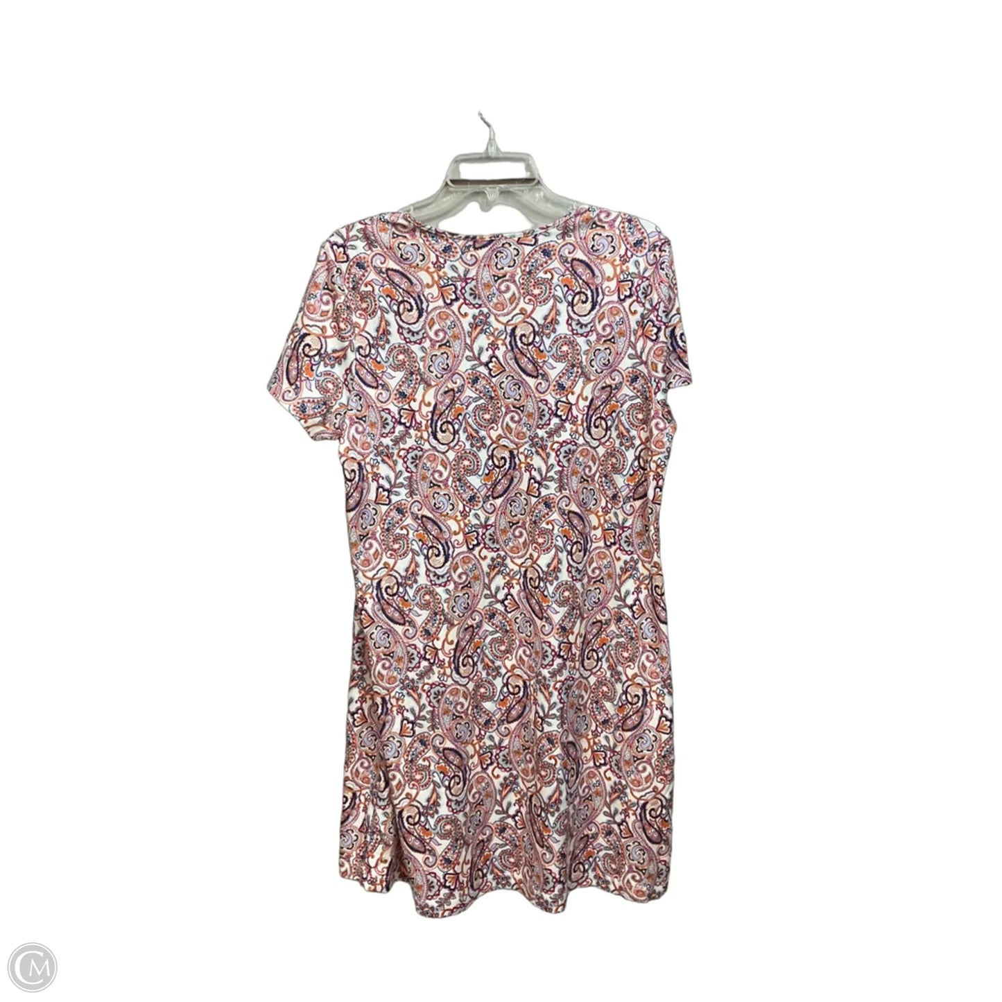 Dress Casual Short By Lands End In Paisley Print, Size: L