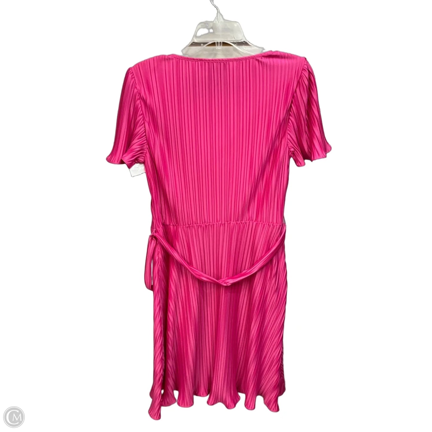 Dress Casual Short By Dkny In Pink, Size: L