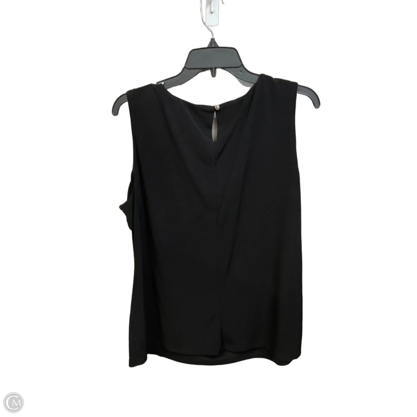 Top Sleeveless By Calvin Klein In Black, Size: Xl