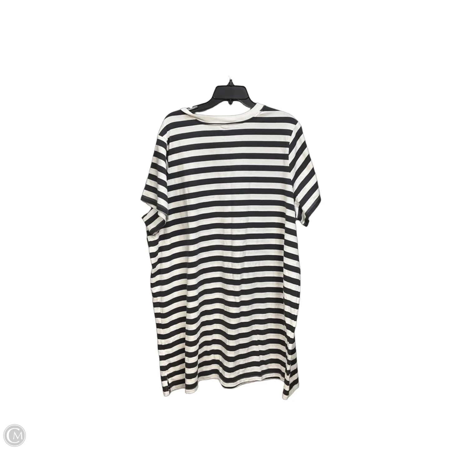Top Short Sleeve By Old Navy In Striped Pattern, Size: 2x