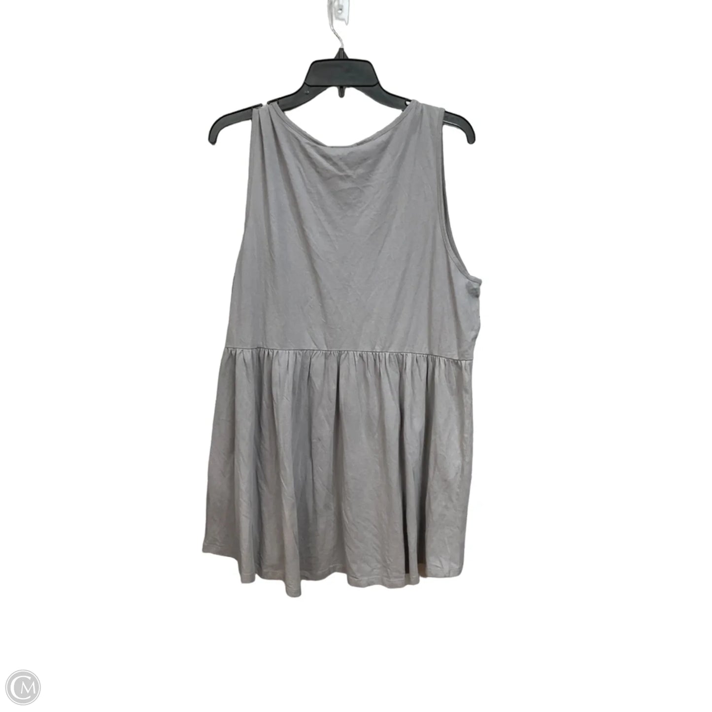 Top Sleeveless By Torrid In Grey, Size: 2x