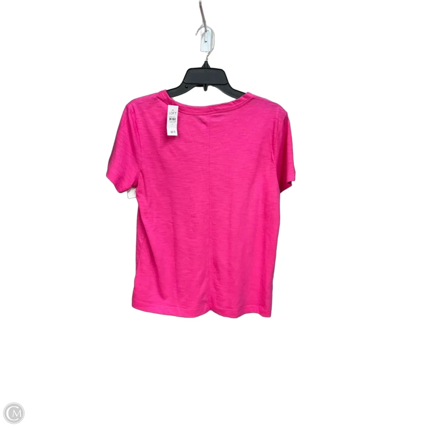 Top Short Sleeve Basic By Loft In Pink, Size: S