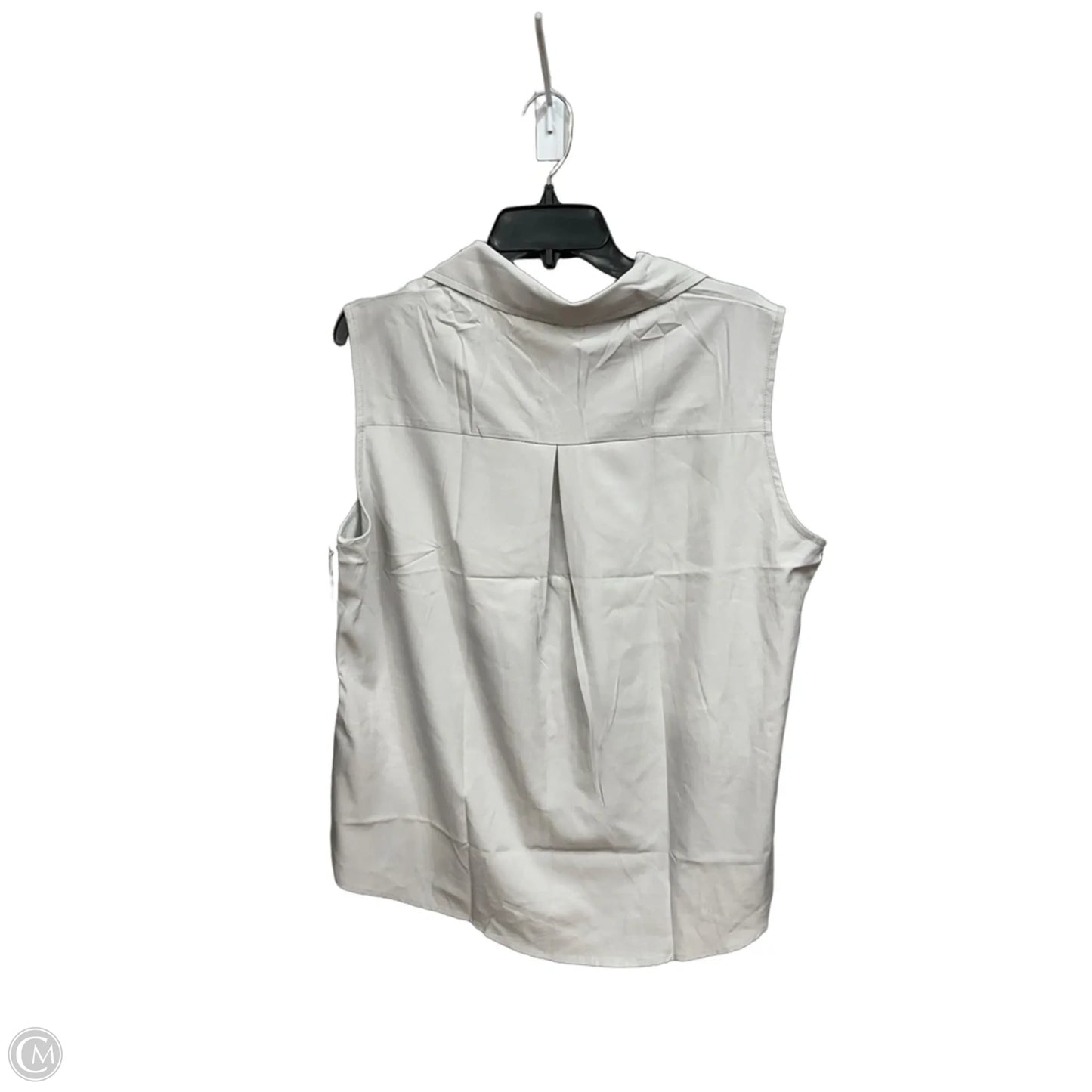 Blouse Sleeveless By Zeagoo In Grey, Size: Xl