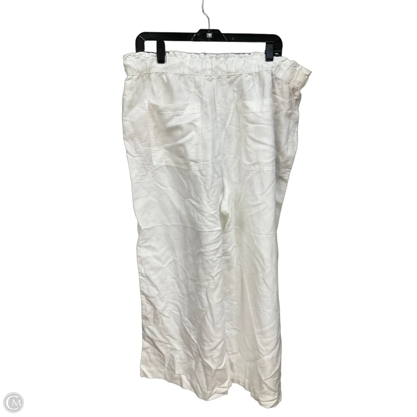 Pants Linen By Loft In White, Size: 16