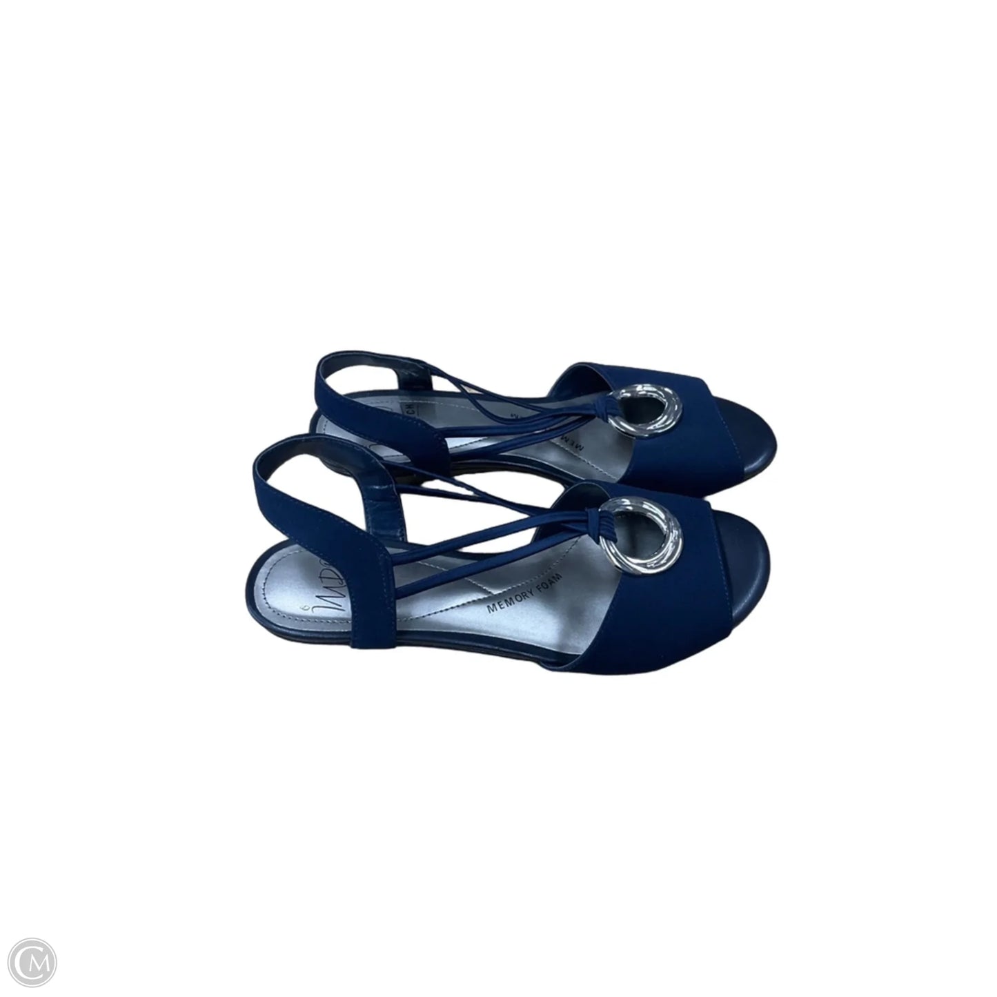 Sandals Heels Wedge By Impo In Navy, Size: 7