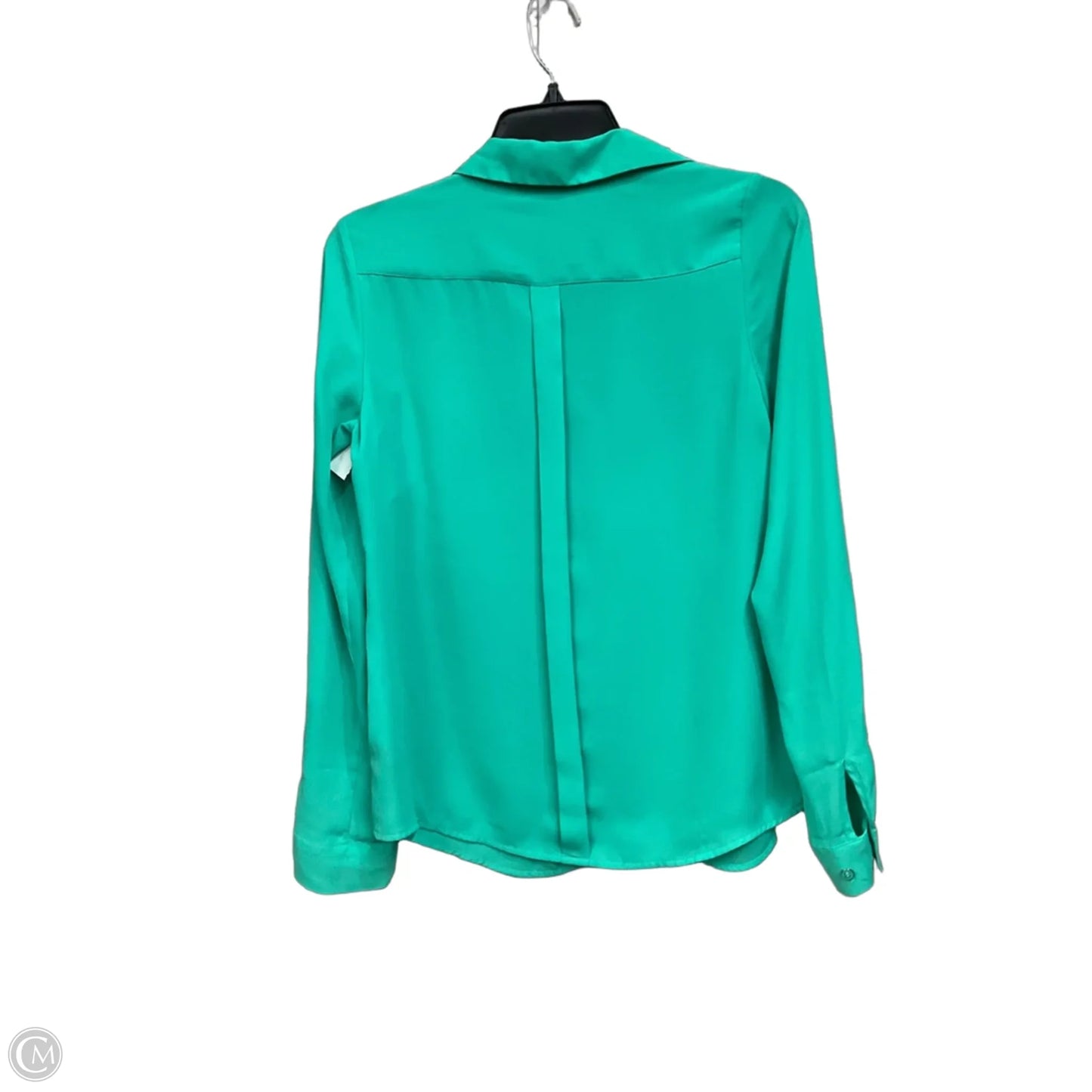 Blouse Long Sleeve By Limited In Green, Size: Xs