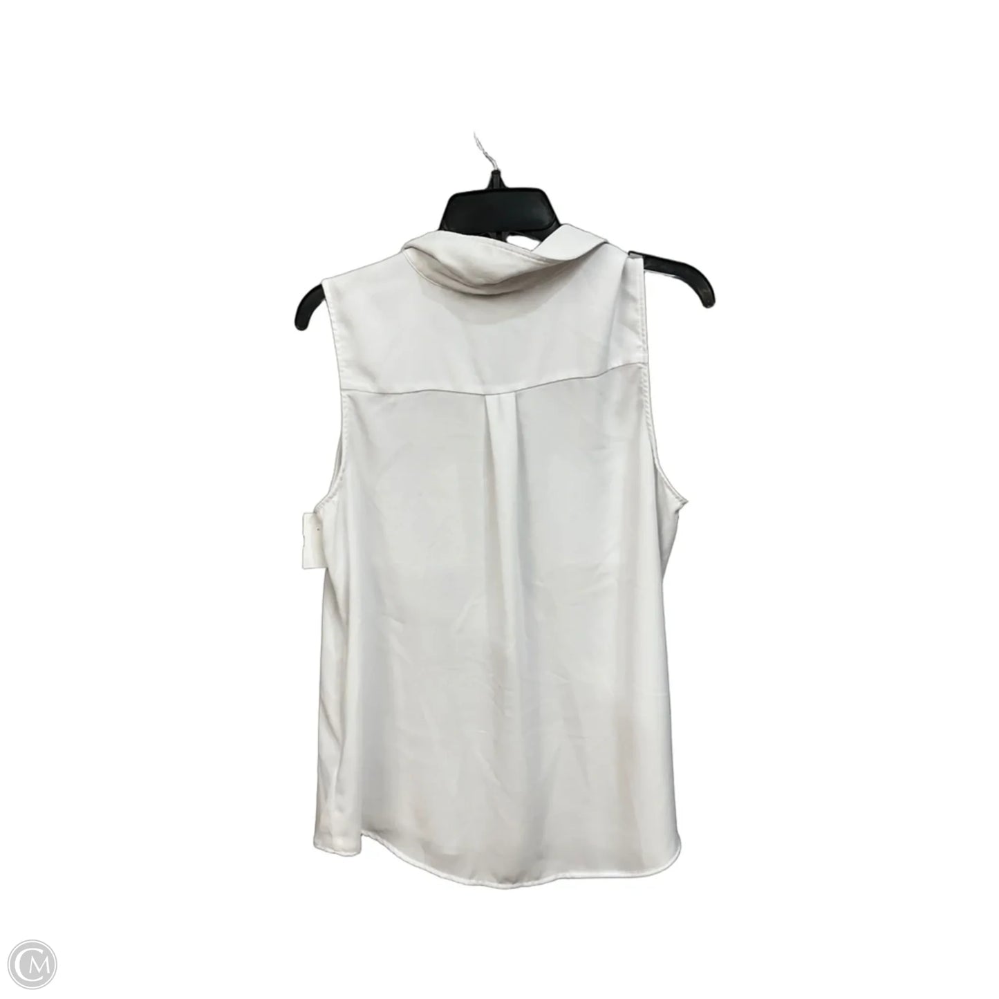 Blouse Sleeveless By Apt 9 In White, Size: L