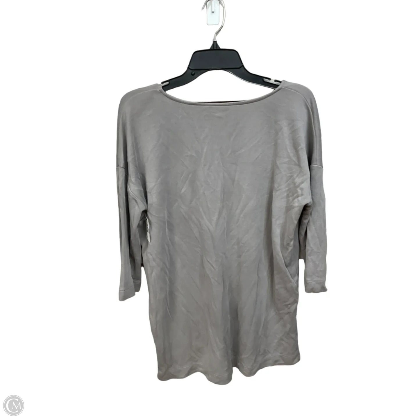Top 3/4 Sleeve Basic By Pure Jill In Grey, Size: S