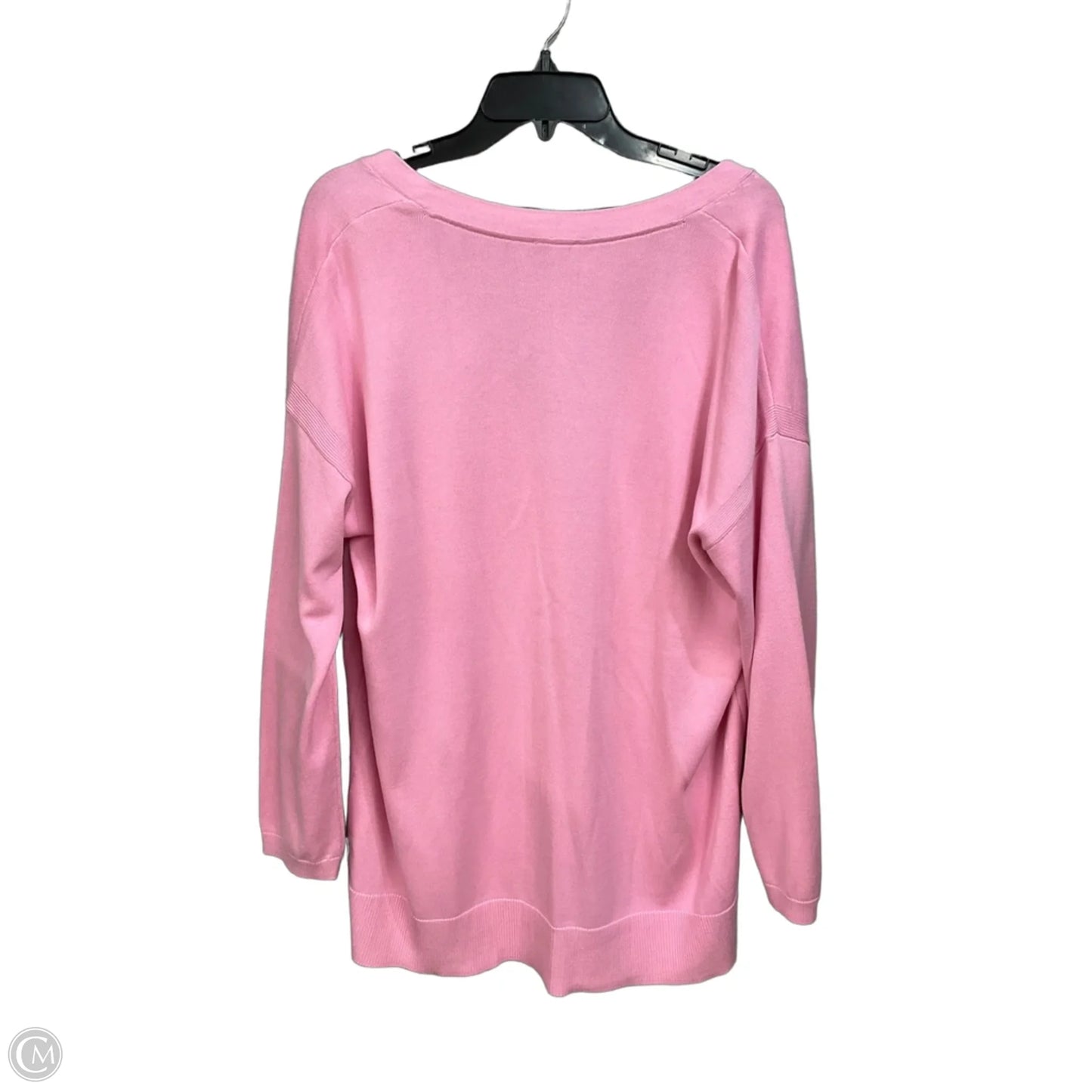 Cardigan By Talbots In Pink, Size: 1x