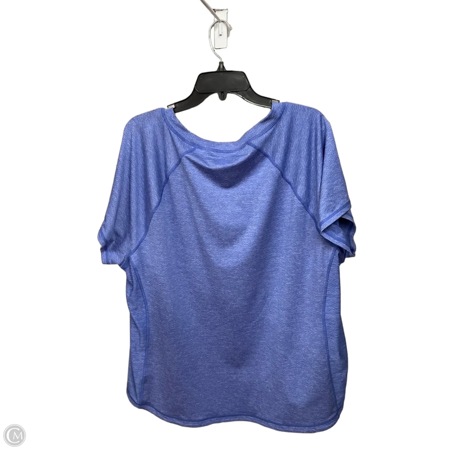 Athletic Top Short Sleeve By Talbots In Blue, Size: 3x