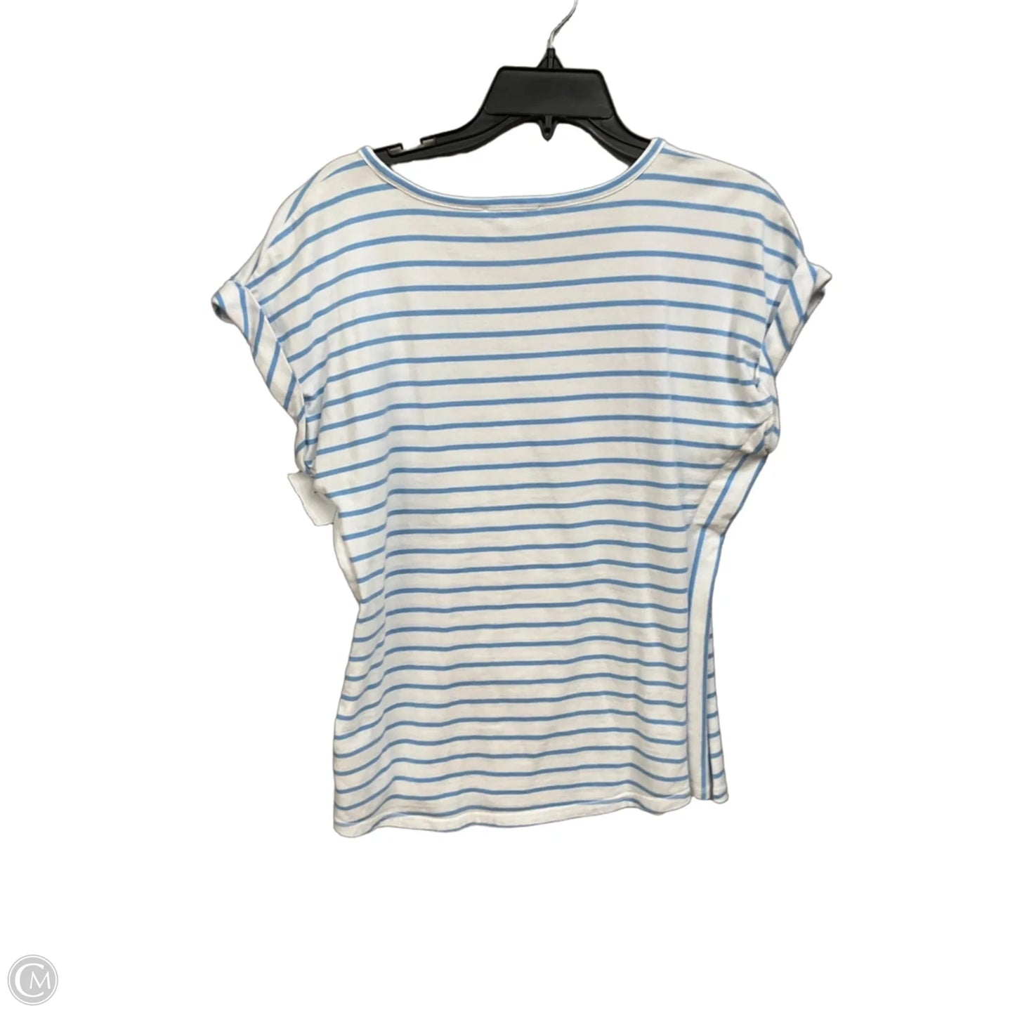 Top Sleeveless By Talbots In Striped Pattern, Size: M