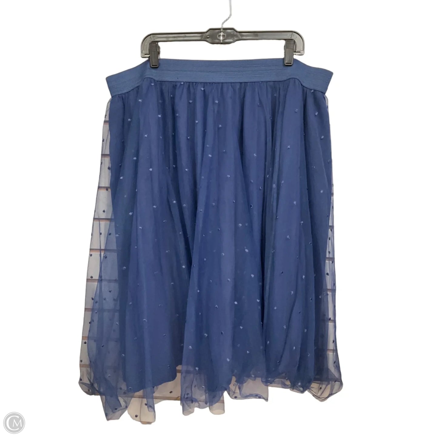 Skirt Midi By Torrid In Blue, Size: 22